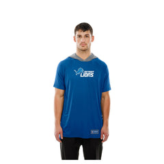 NFL Detroit Lions Combine Authentic Hooded Raglan Short-Sleeve T-Shirt