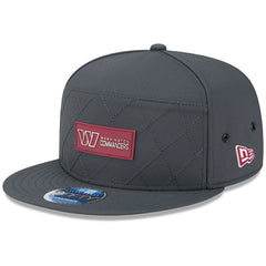 NFL Washington Commanders 2025 Sideline Cold Weather Split Panel 9FIFTY Snapback Hat