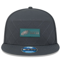 NFL Philadelphia Eagles 2025 Sideline Cold Weather Split Panel 9FIFTY Snapback Hat