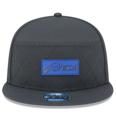 NFL Buffalo Bills 2025 Sideline Cold Weather Split Panel 9FIFTY Snapback Hat