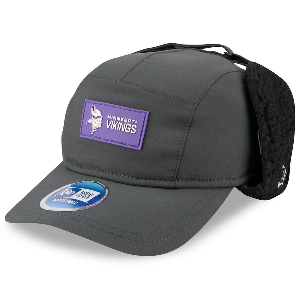 NFL Minnesota Vikings 2025 Sideline Cold Weather Runner Dog Ear Adjustable Hat