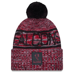 NFL Atlanta Falcons 2025 Sideline Cold Weather Cuffed Knit Hat with Pom