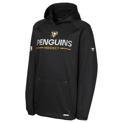 Pittsburgh Penguins Fanatics Youth Authentic Pro Rink Raglan Hoodie