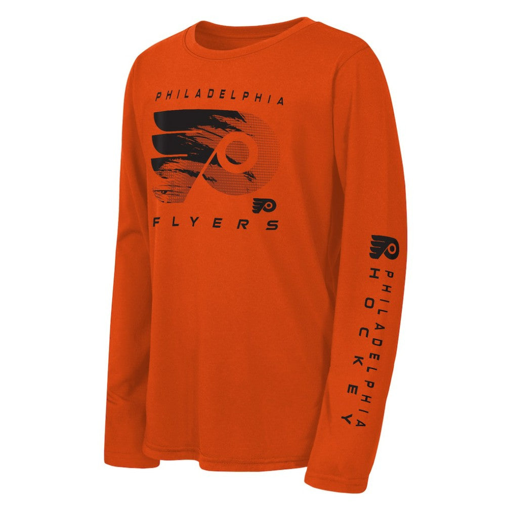 Philadelphia Flyers Outerstuff Youth Seize the Win Long Sleeve T-Shirt