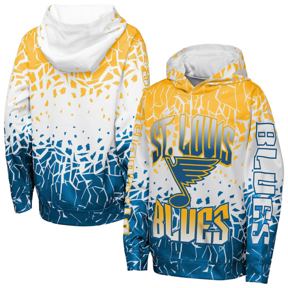 St. Louis Blues Outerstuff Youth Frozen Frenzy Hoodie
