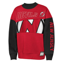 New Jersey Devils Outerstuff Youth Impact Player Sweatshirt