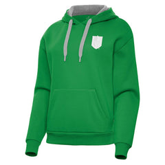 Vegas Golden Knights Antigua Women's St. Patrick's Day Victory Pullover Hoodie