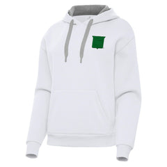 New York Rangers Antigua Women's St. Patrick's Day Victory Pullover Hoodie