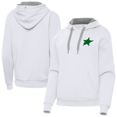 Dallas Stars Antigua Women's St. Patrick's Day Victory Pullover Hoodie