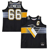 Mario Lemieux Pittsburgh Penguins Mitchell & Ness Unisex Maxxed Out Fashion Basketball Jersey