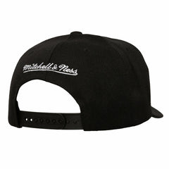 New York Knicks Busted Logo Wordmark Wrap-Around Pro Pinch Adjustable Hat - Black | Mitchell & Ness discount
