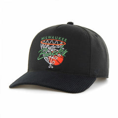Milwaukee Bucks '47 Nothing But Net Hitch Adjustable Hat - Black | 47 brand on sale