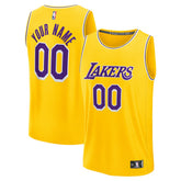 Los Angeles Lakers Youth Custom Fastbreak Jersey - Icon - Gold | Fanatics outlet