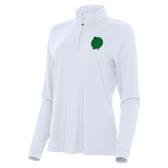 Boston Celtics Antigua Women's St. Patrick's Day Intent Quarter-Zip Top - White outlet