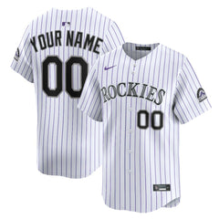 Colorado Rockies Home Limited Custom Jersey - White | Nike