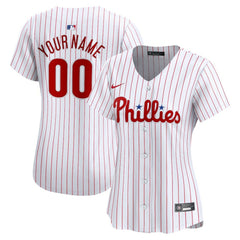 Philadelphia Phillies Women's Home Limited Custom Jersey - White | Nike