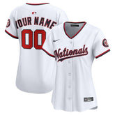 Washington Nationals Women's Home Limited Custom Jersey - White | Nike