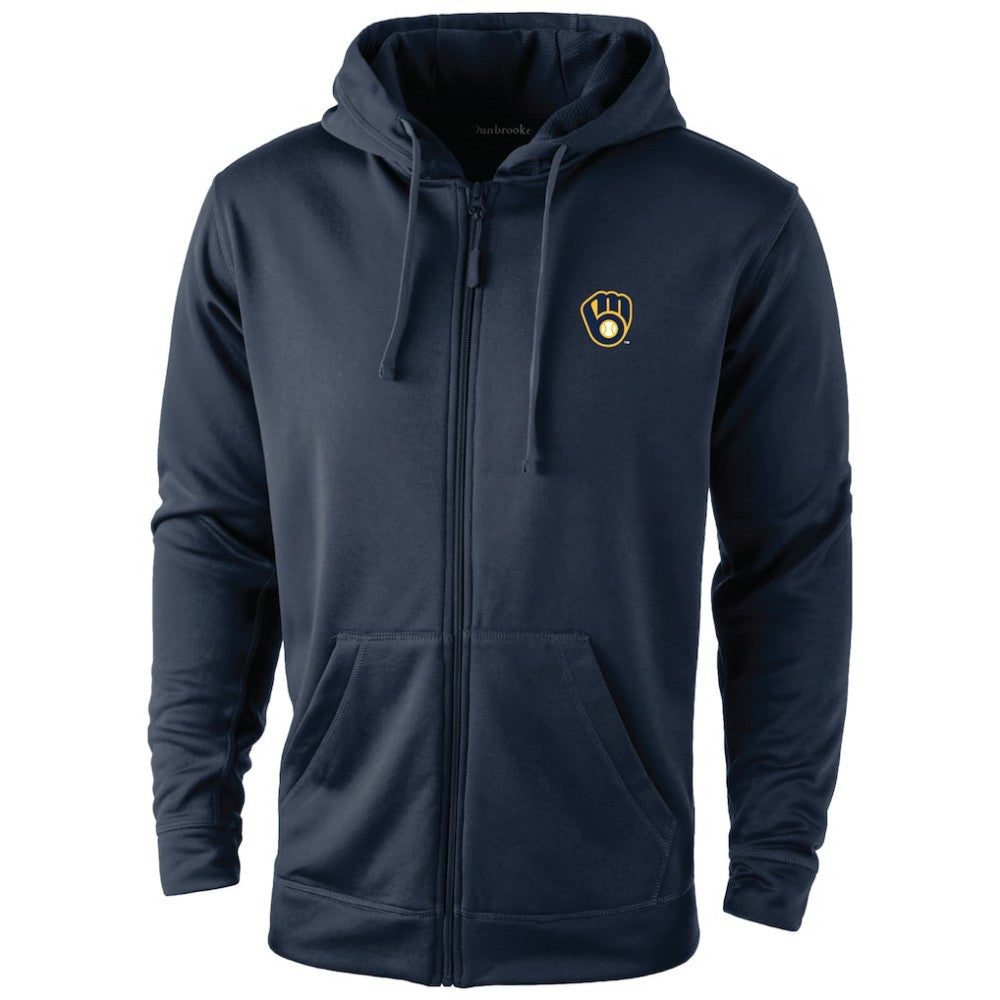 Milwaukee Brewers Dunbrooke Trophy Full-Zip Hoodie - Navy