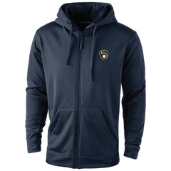 Milwaukee Brewers Dunbrooke Trophy Full-Zip Hoodie - Navy