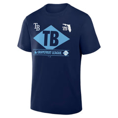 Tampa Bay Rays 2025 Spring Training Grapefruit League True Icon T-Shirt - Navy
