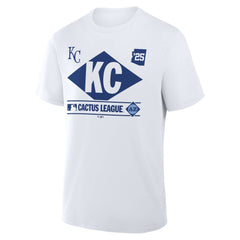 Kansas City Royals 2025 Spring Training Cactus League True Icon T-Shirt - White
