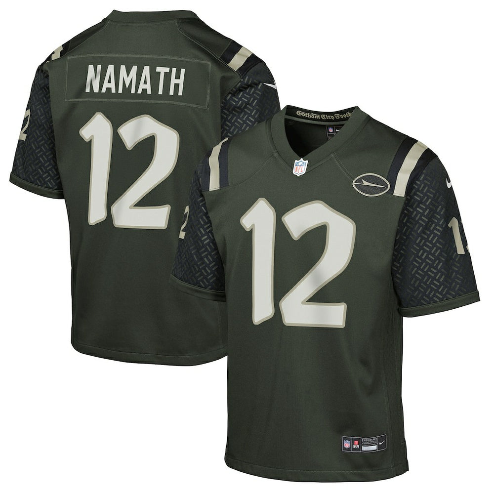 NFL New York Jets Joe Namath Youth 2025 Rivalries Collection Retired Player Game Jersey