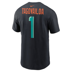 NFL Miami Dolphins Tua Tagovailoa 2025 Rivalries Collection Player Name & Number T-Shirt