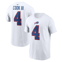NFL Buffalo Bills James Cook III Player Name & Number T-Shirt