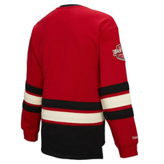 New Jersey Devils Mitchell & Ness Women's Heritage Lace-Up Pullover Sweatshirt