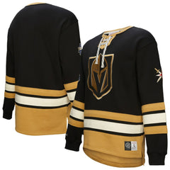 Vegas Golden Knights Heritage Lace-Up Pullover Sweatshirt