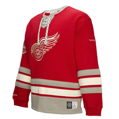 Detroit Red Wings Heritage Lace-Up Pullover Sweatshirt