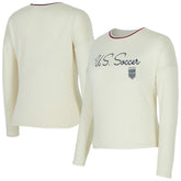 USWNT Concepts Sport Women's Kaki Hacci Knit Pullover Sweatshirt / Soccer Outlet