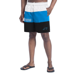 NFL Carolina Panthers G-III Sports by Carl Banks Sunrise Volley Swim Shorts