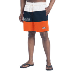 NFL Denver Broncos G-III Sports by Carl Banks Sunrise Volley Swim Shorts
