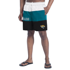NFL Jacksonville Jaguars G-III Sports by Carl Banks Sunrise Volley Swim Shorts