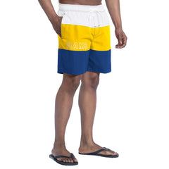 NFL Los Angeles Rams G-III Sports by Carl Banks Sunrise Volley Swim Shorts