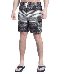 NFL Miami Dolphins G-III Sports by Carl Banks Horizon Volley Swim Shorts