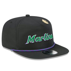 Miami Marlins 2025 Big League Chew Golfer Snapback Hat - Black | New Era