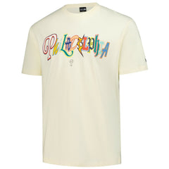Philadelphia Phillies Ransom Note Oversized T-Shirt - Cream | New Era