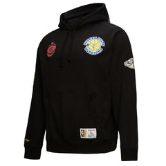 Golden State Warriors Hardwood Classics Blackout Collection Pullover Hoodie sale - Black | Mitchell & Ness cheap