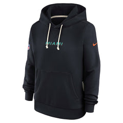 NFL Miami Dolphins Women's 2025 Rivalries Collection Standard Issue Sideline Dri-FIT Hoodie