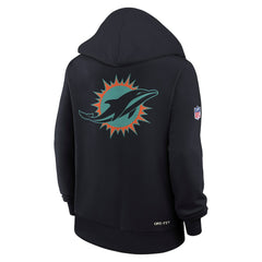 NFL Miami Dolphins Women's 2025 Rivalries Collection Standard Issue Sideline Dri-FIT Hoodie
