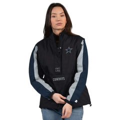 NFL Dallas Cowboys Starter Women's Thursday Night Gridiron Half-Zip Jacket