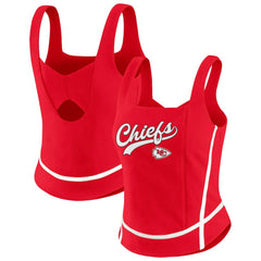 NFL Kansas City Chiefs WEAR by Erin Andrews Women's Square Neck Tank Top