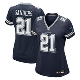 NFL Dallas Cowboys Deion Sanders Women's Team Retired Player Game Jersey