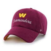 NFL Washington Commanders '47 Women's Spirited Clean Up Adjustable Hat