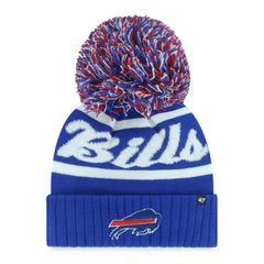 NFL Buffalo Bills '47 Women's Spirited Cuffed Knit Hat with Pom