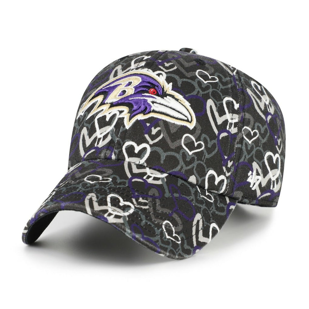 NFL Baltimore Ravens '47 Girls Youth Mural Clean Up Adjustable Hat