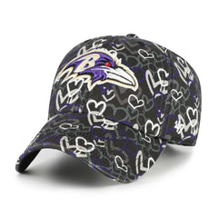 NFL Baltimore Ravens '47 Girls Youth Mural Clean Up Adjustable Hat
