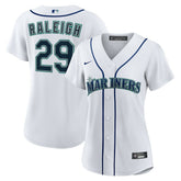 Cal Raleigh Seattle Mariners Women's Home Replica Jersey - White | Nike